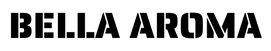 Bella Aroma logo in black text on a white background