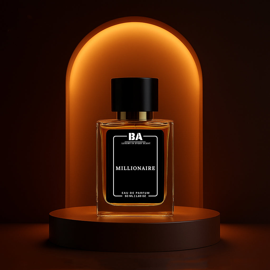Bella Aroma Millionaire Eau de Parfum 50ml luxury men's fragrance with rich warm scent
