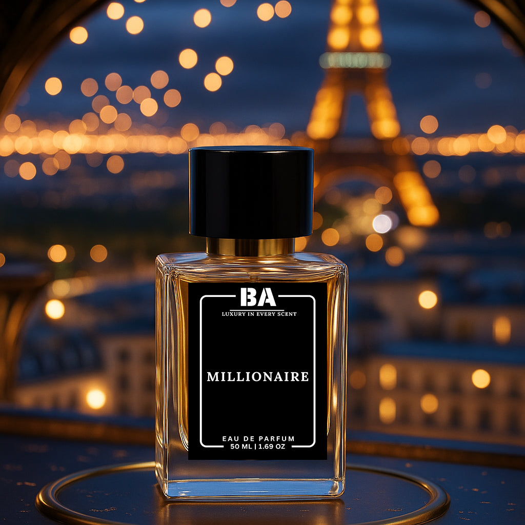 Bella Aroma Millionaire Eau de Parfum 50ml – Luxury men’s fragrance with Parisian elegance, sophisticated and timeless scent
