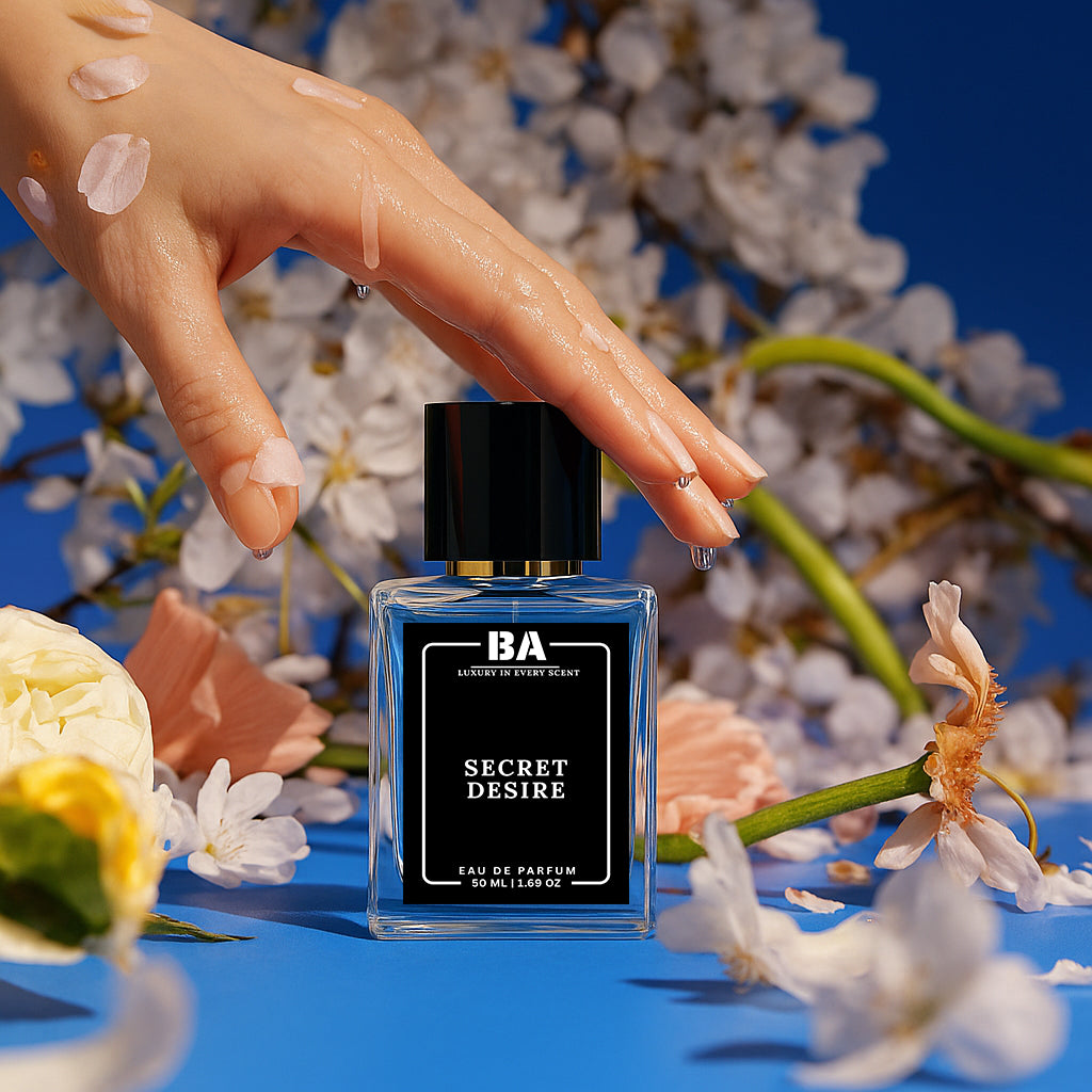 Secret Desire perfume by Bella Aroma - luxury eau de parfum for women with floral fragrance, 50ml bottle
